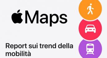 Coronavirus, la mappa della mobilità di Apple arriva in Italia